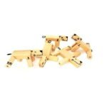 Posafuentes de madera perro Pancho - Imagen 4