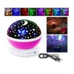 Proyector de estrellas giratorio redondo - Imagen 4