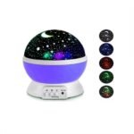 Proyector de estrellas giratorio redondo - Imagen 5