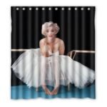 Cortina de baño Poliester Impermeable Marilyn Monroe