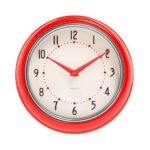 Reloj de pared metálico «retro vintage»
