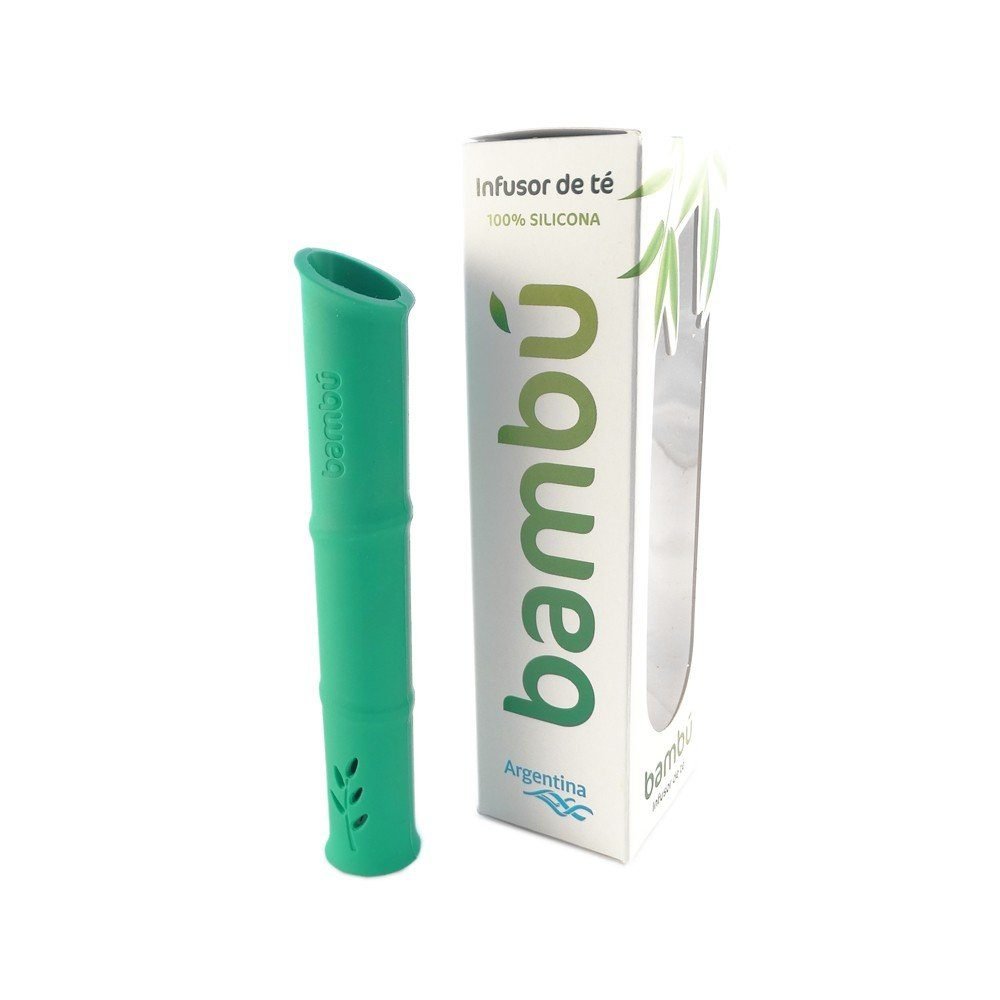 03754ING Infusor de té de silicona Bambú - Imagen 1