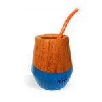 Mate de madera de caldén con bombilla - Imagen 12