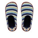 Pantuflas para bebes y Niños de invierno Floripondias Rayadas