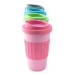 Vaso Termico Plasitico con manga de Silicona