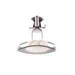 Jabonera Metal Cromada Sopapa Jabón Baño- La Aldea