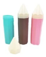 Cartuchera de plástico rígida con forma de Lápiz