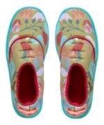 Pantuflas Floripondias Abrigadas Con Suela De Goma - Imagen 2