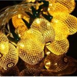 Guirnalda con forma de Anana  , estructura metálica - Imagen 2