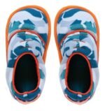 Pantuflas Floripondias de Niño Camufladas diseño de dinosaurio
