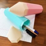 Cartuchera de plástico rígida con forma de Lápiz - Imagen 2