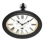 Reloj Pared Ovalado de metal
