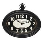 Reloj Pared Ovalado de metal - Imagen 2