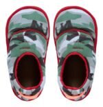 Pantuflas Floripondias de Niño Camufladas diseño de dinosaurio - Imagen 2