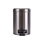 Cesto Basura Tacho A Pedal Acero Inox  4 Litros - La Aldea