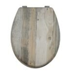 Tapa de inodoro Simil Madera Vintage