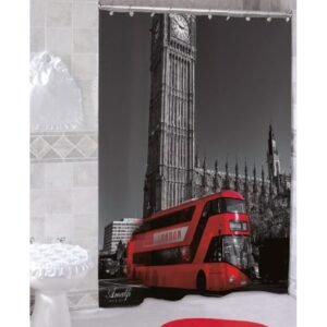Cortina de baño London Bus