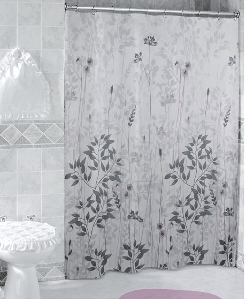 06641HOJA Cortina de baño Hojas - Imagen 1