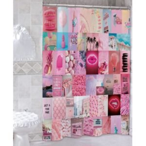 Cortina de baño Pink