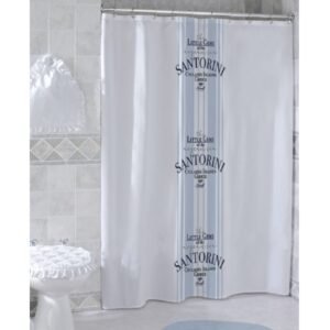 Cortina de baño Santorini