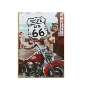 Cartel chapa moto vintage retro 20 X 30