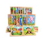 Rompecabezas didactivo de madera infantil