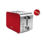 Tostadora roja 2 bahias Peabody PE-T8127 7 niveles - Imagen 2