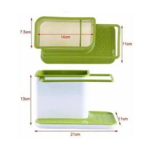Organizador para cocina bacha esponja detergente trapo - Imagen 7