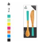 Cucharita untador de madera pintada a mano Mijo