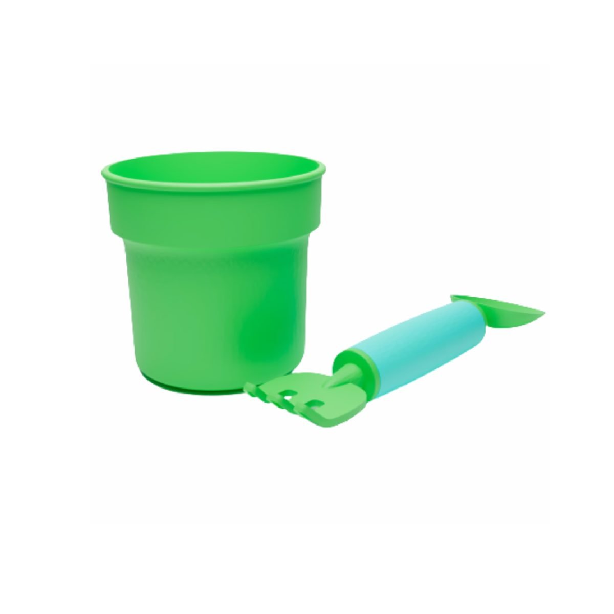 07775 Kit huerta rastrillo pala maceta Quo - Imagen 1