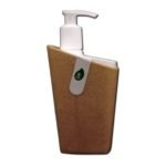 Dispenser jabón liquido Plastico simil madera Coza - Imagen 2