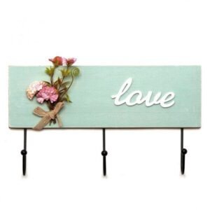 Perchero pared madera love