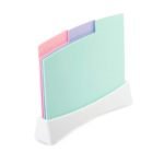 Set x 3 tabla de picar con base facila color pastel - Imagen 4