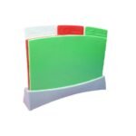 Set x 3 tabla de picar con base facila colores