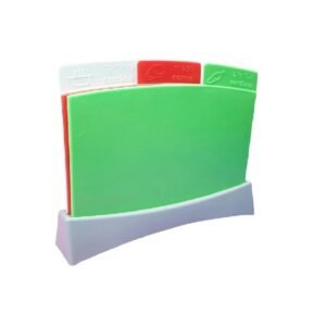 Set x 3 tabla de picar con base facila colores