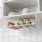 Canasto colgante organizador estante cocina placard - Imagen 7