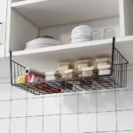 Canasto colgante organizador estante cocina placard - Imagen 4