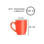 Taza jarro mug 350 ml de ceramica - Imagen 3