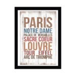 Cuadro decorativo vintage "Paris" 20 x 30 - Imagen 2