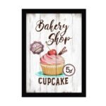 Cuadro decorativo vintage "Cupcake" 20 x 30 - Imagen 2
