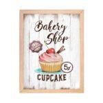 Cuadro decorativo vintage "Cupcake" 20 x 30