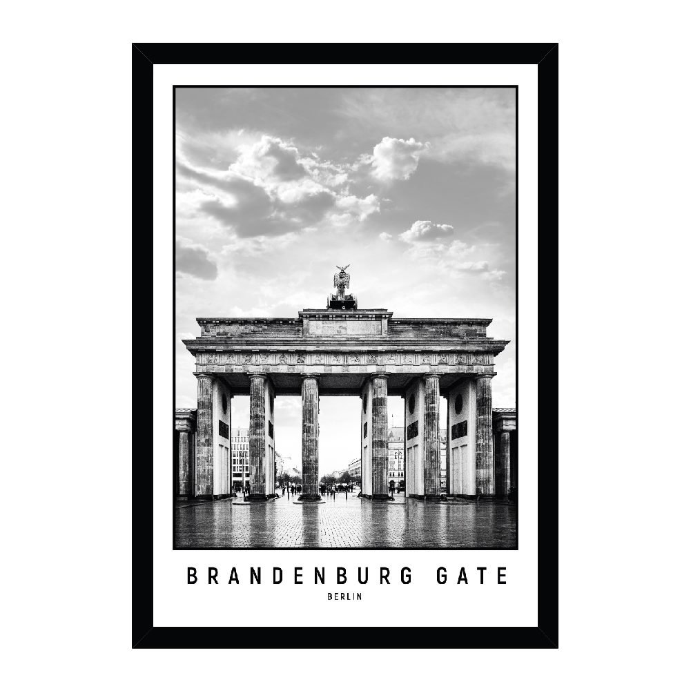 183-3 Cuadro decorativo "Brandenburg Gate Berlin" 30 x 40 - Imagen 1