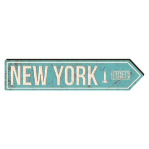 Flecha decorativa ciudad "New York"