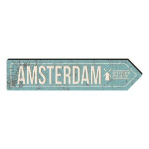 Flecha decorativa ciudad "Amsterdam"