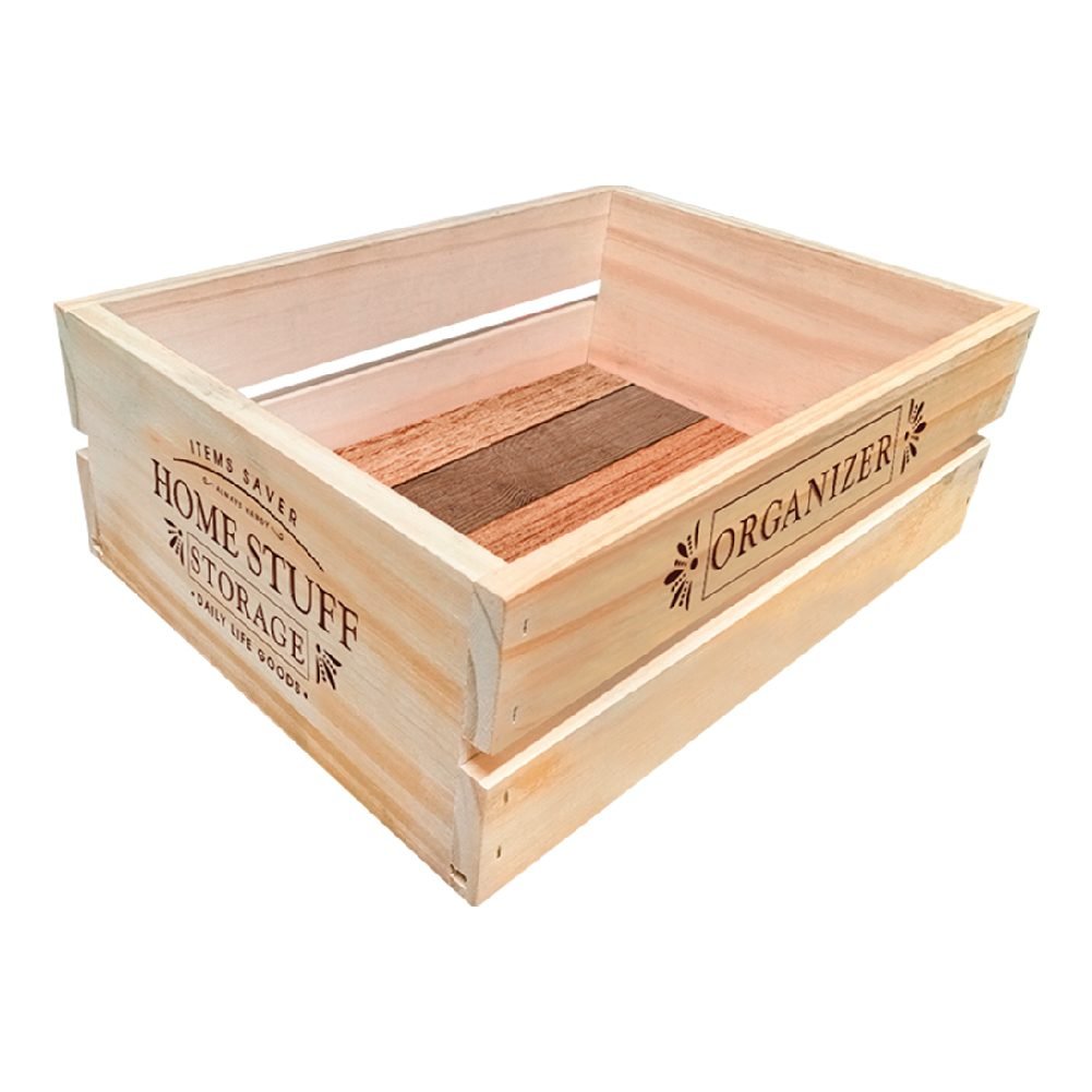 584 Cajon organizador de madera 2 tablas - Imagen 1