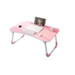 Bandeja plegable de cama con porta vaso y porta tablet - Imagen 2