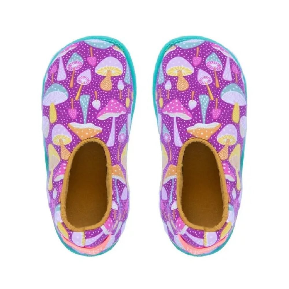 prueba 1000 Pantuflas Floripondias de invierno para niñas y niños diseño hongos - Imagen 1