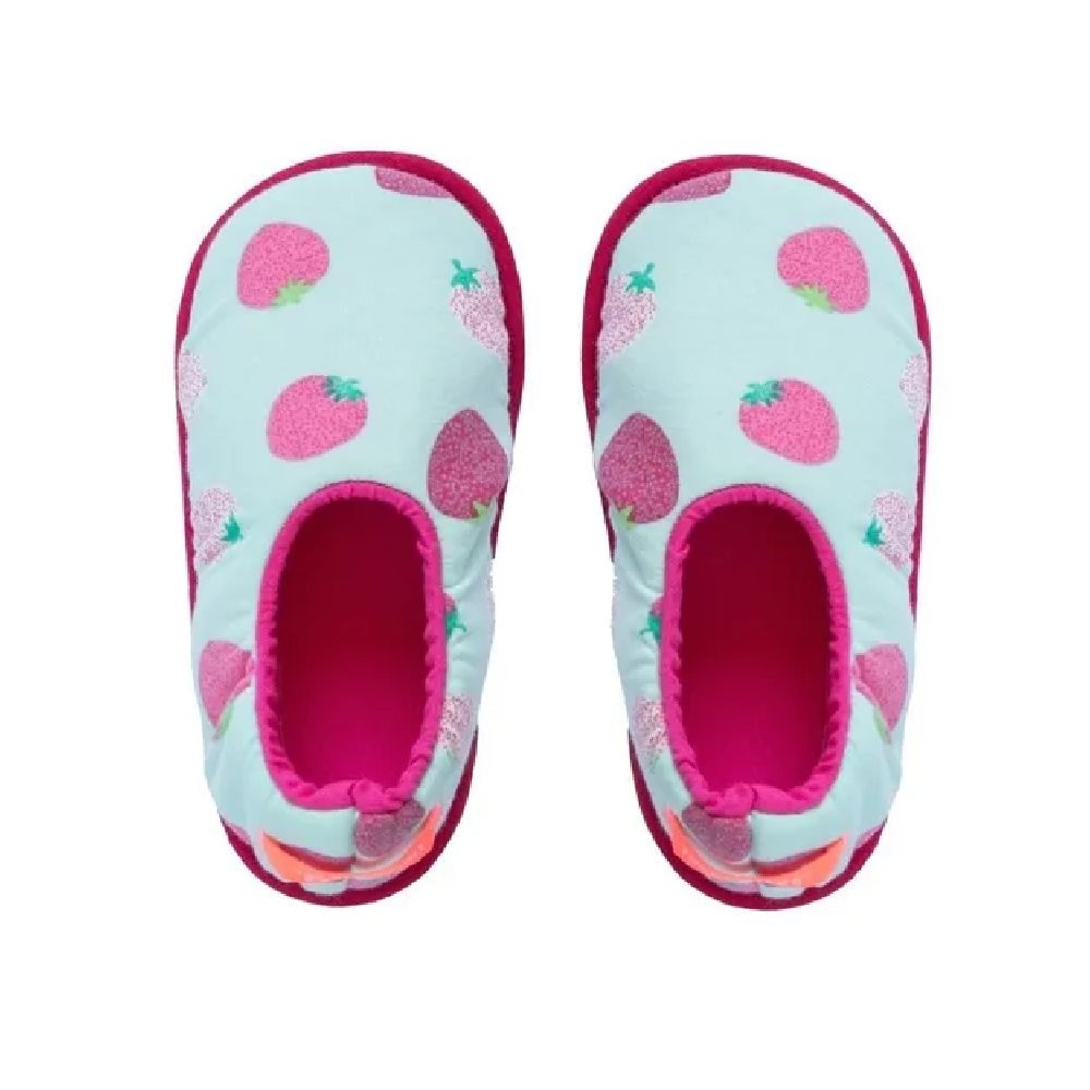 prueba1000 Pantuflas Floripondias de invierno para niñas diseño frutillas - Imagen 1