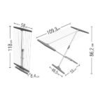 Tender plegable de pie Superdry basic artweger - Imagen 2