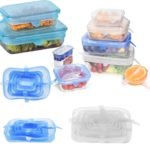Tapas de silicona elasticas rectangulares X 6 - Imagen 2